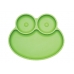 Kiddies & Co Frog Silicone Plate - Green